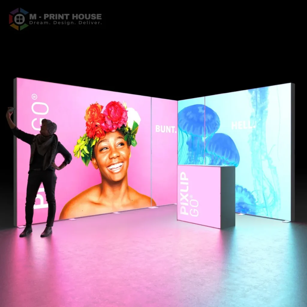 Backlit Exhibition Backdrop wall