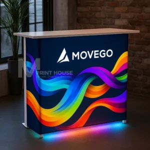 Backlit Exhibition Counter