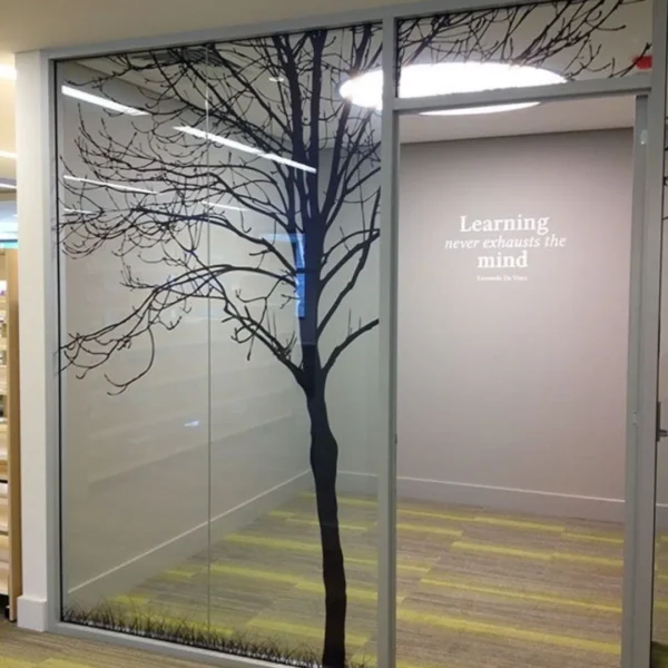 Digital Printed Frosted Sticker Dubai | Custom Glass Films UAE | M ...