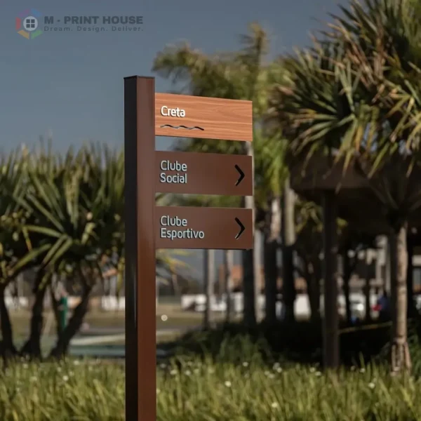 Outdoor Directory Signage UAE | M Print House Dubai