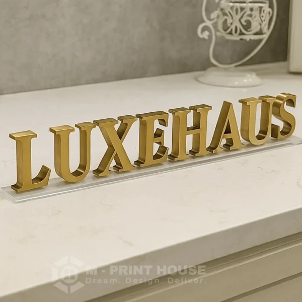 Metal Letters Signage Dubai & UAE | M Print House