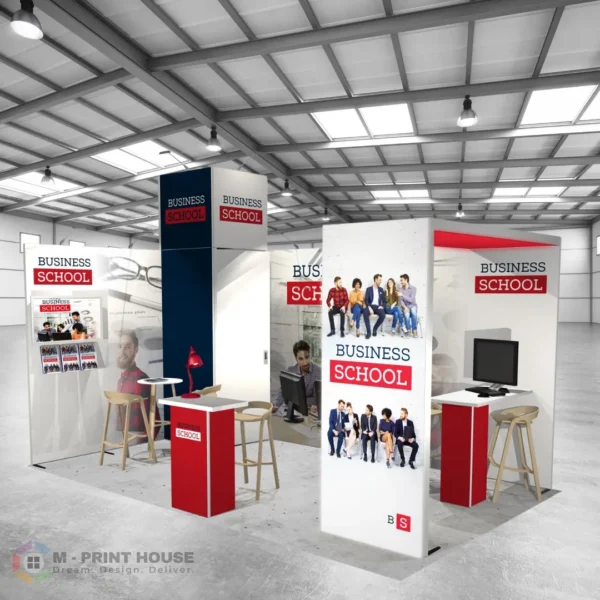 Modular Stands Dubai | Custom Exhibition Booths UAE | M Print House