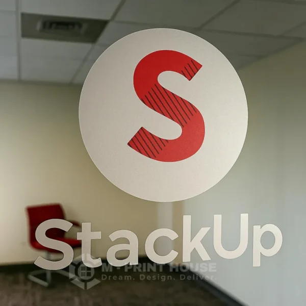 Print and Cut Frosted Sticker Dubai | Custom Glass Films UAE | M Print ...