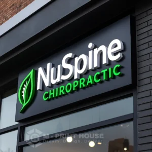 Push Through 3D Signage