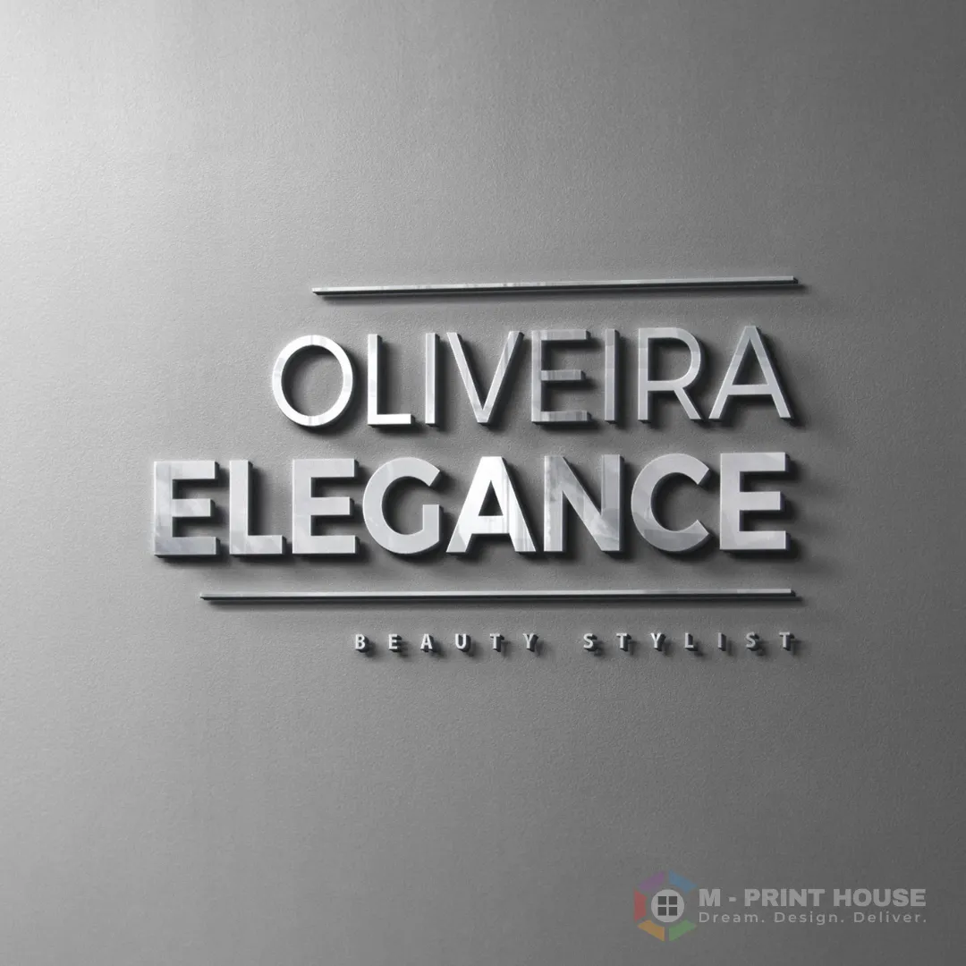 Unlit 3D Letters & Logos