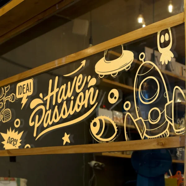 Plotter Cut Sticker Dubai | Custom Vinyl Stickers UAE | M Print House