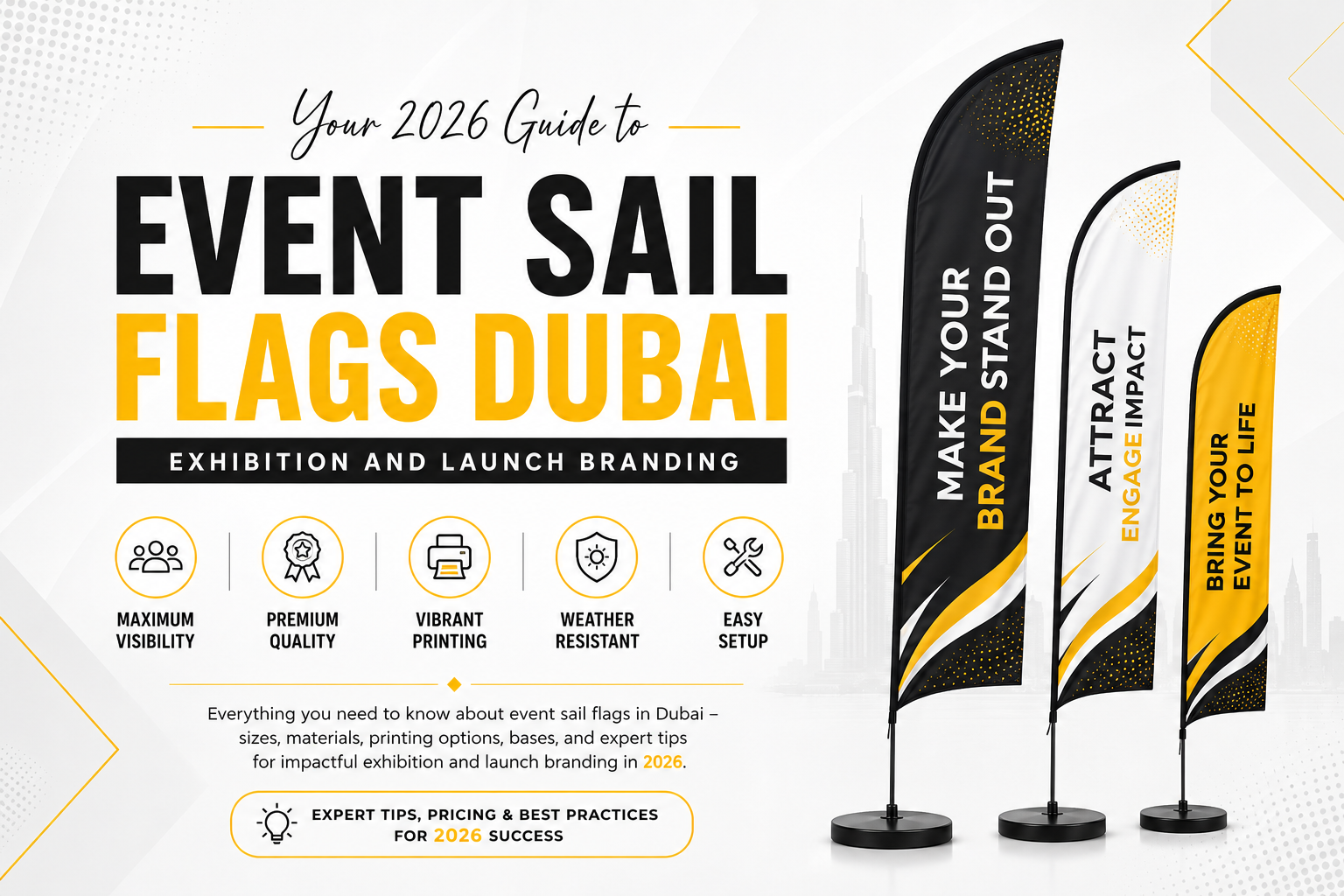 event sail flags Dubai