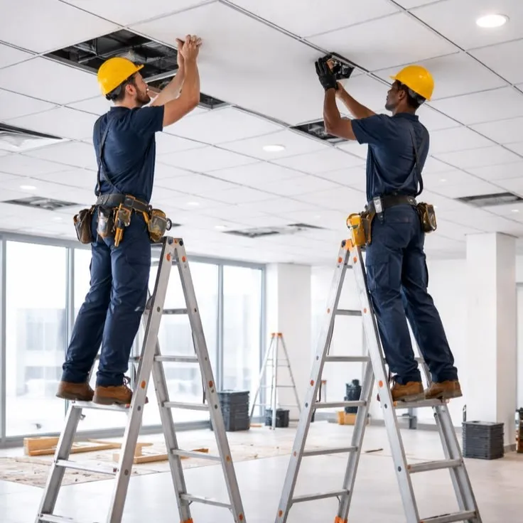 Office interior carpentry and custom office furniture in Dubai